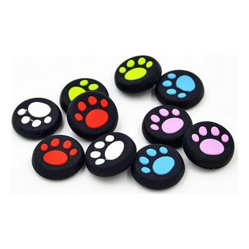 50sets/lot=100pcs Cat Claw silicone joystick thumbstick thumb stick cap for PS2/PS3/ PS4/ Xbox 360/ Xbox One controller
