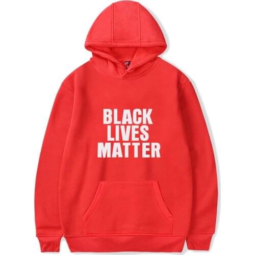 Creative Black Lives Matter Letter Sweatshirts Women Men Hoodies Long Sleeve Casual Soft Fleece Tops Fashion Boys/girls Clothes
