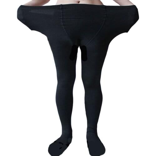 W58 Plus Size 100 KG Velvet Tights High Stretch Stockings Nylons Solid Color Pantyhose Female Pantys Medias