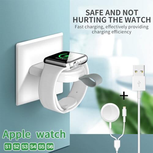 For IWatch Charger Cable Wireless Fast Charger for Apple Watch Series 6 5 4 3 2 Charging Dock Station Portable USB Charger Cable