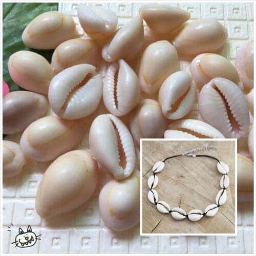 100 Natural Sea Shells Loose Beads Home Decorations DIY Craft Conch Shell For Jewelry Accessories
