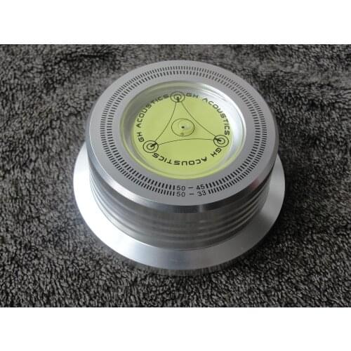 3 In 1 Record Clamp LP Disc Stabilizer Turntable Silver 50HZ