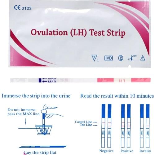 60Pcs First Response Over 99% Accuracy LH Test Strips LH Ovulation Test Strips Test Ovulation Urine Dropshipping