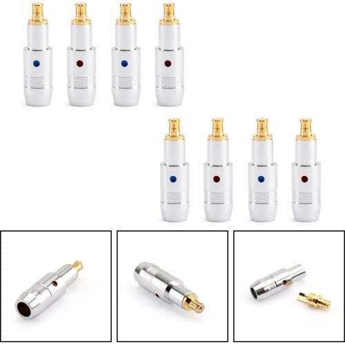 Areyourshop 4 Pairs Gold Plated Earphone Pin Audio Plug DIY For ESW750 ESW770H 990H ESW950 Plug ADX-5000 Pin