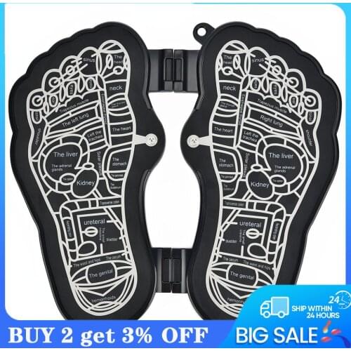 Automatic Electric Massage EMS Foot Massager Pad Feet Muscle Stimulator Mat Improve Blood Circulation Relieve Ache Pain Health