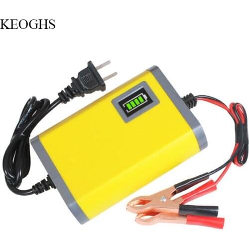 Car motorcycle 12V smart car battery charger charging for battery 12V/6A 12V/2A 1pc