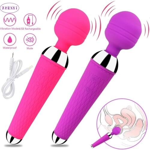 Wireless Dildo AV Vibrator Sex Toys for Women Magic Wand G-Spot Vagina Clitoris Stimulator Rechargeable Massager Sex Toys Shop