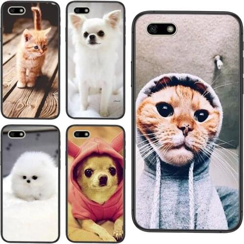 For Huawei Honor 9X 9I 9A 8X 8S 20S 20i 20 Pro V40 10X Lite Design Chihuahua Dog Puppy Accessories Phone Bags Shell Best