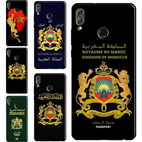 Morocco Maroc Moroccan Flag Case For Huawei Honor 10 Lite 10X 8X 9X 6A 8A 9A 7S 8S 7C 7A 4C 6C 20 Pro 10i Cover Shell