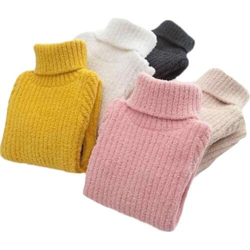 Lawadka Winter Thick Warm Pullover Knitted Sweaters Solid Baby Girl Boys Clothes Snow Childrens Clothing from 1 to 12 Years Old