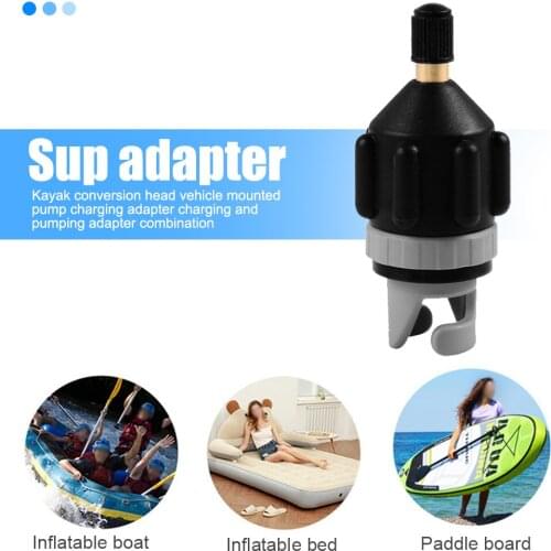 Paddle Board Canoes Air Valve Adapter Kayak Rowing Boat Air Valve Pump Converter Air Valve Adaptor Tire Compressor Converter
