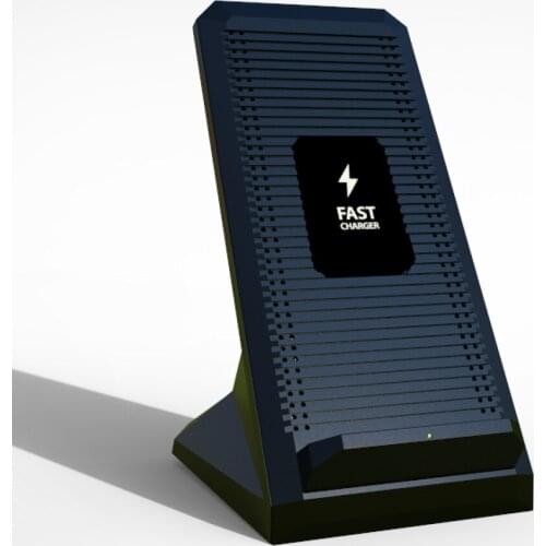 Wireless charger desktop stand with fan vertical horizontal and vertical air-cooled cooling base suitable for 10 watts and 15 wa