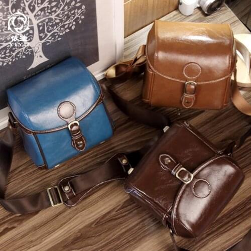 NEW Professional PU Camera Bag Camera For DSLR SLR Nikon Canon Sony Fuji Pentax Samsung W801