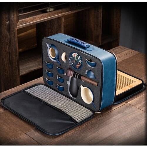 Portable Travel Teaware Sets Ceramics Creative Handmade Chinese Dining Bar Teaware Sets Service A The Home Kitchen DB60CJ