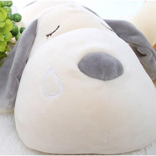 Pillow Sleeping Dog Shape Hugging Pillow Stuffed Animals Plush Soft Toy Birthday Gift _WK