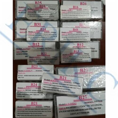 ERIKC Injector Adjust Shims 1000PCS B11 B12 B13 B14 B16 B22 B25 B26 B31 B48 B21 B23 B24 B27 Gasket Kit Washer For Bosch Denso