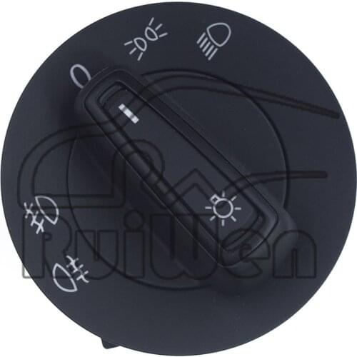 5G0941431AA Headlight Fog Lamp Switch Knob For VW Carfter Golf Sportsvan Touran Seat Tarraco 5G0941431BG 5G0941431AS 5G0941431AR