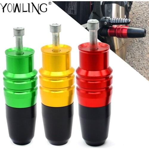 Brand New Motorcycle Crash Pads Exhaust Sliders Crash Protector For Kawasaki Z750 Z 50 2008 2009 2010 2011 2012 2013 Accessories