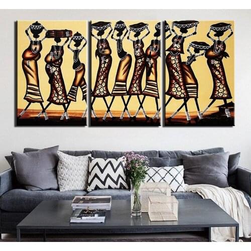 Modern HD Printed Wall Art Frame Canvas Pictures 3 Pieces Abstract Person Painting Poster Home Decor For Living Room