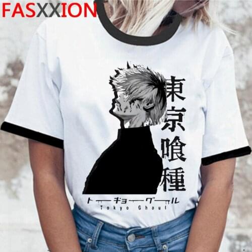 Tokyo Ghoul Kaneki Ken summer top clothes male couple harajuku tumblr harajuku kawaii aesthetic t shirt tshirt vintage