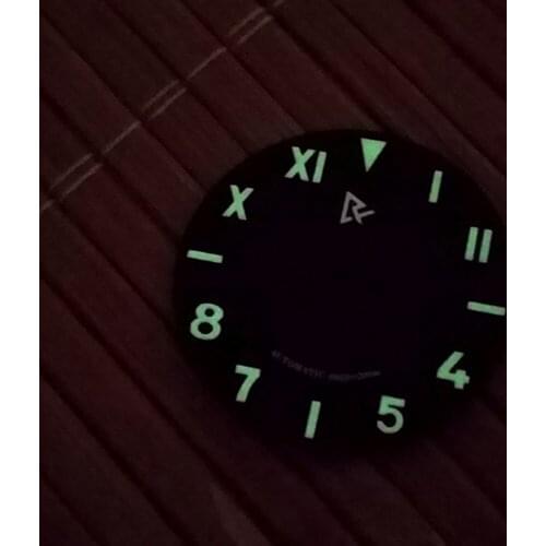 Universal 28.5MM Watch Dial Replacement Wristwatch Dial for SKX007/009/SKAX131/135 Repair Part