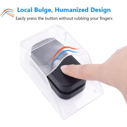 Waterproof Cover outdoor heavy rain snow Wireless Doorbell home Door Bell Ring Chime Button Transmitter