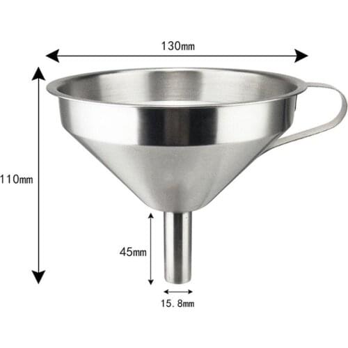 Stainless Steel Wide Mouth Canning Funnel Preserving Large Wide Mouth Kitchen X