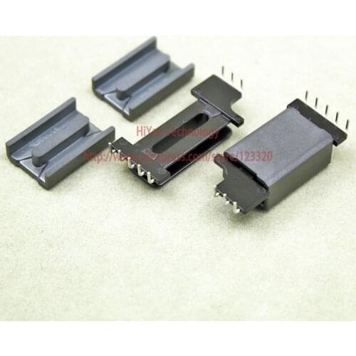 10sets/lot EDR2009 PC95 Ferrite Magnetic Core and 5Pins + 3Pins Plastic Bobbin Customize Voltage Transformer