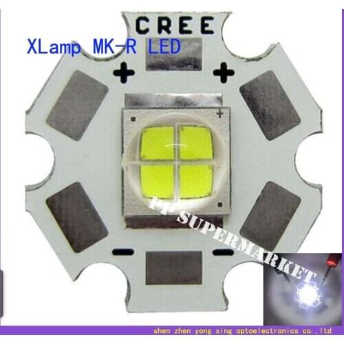 10pcs New Max 15W CREE MKR MK-R H4 4-Core Max 1769LM 6000K White LED Light Lamp on 20mm star