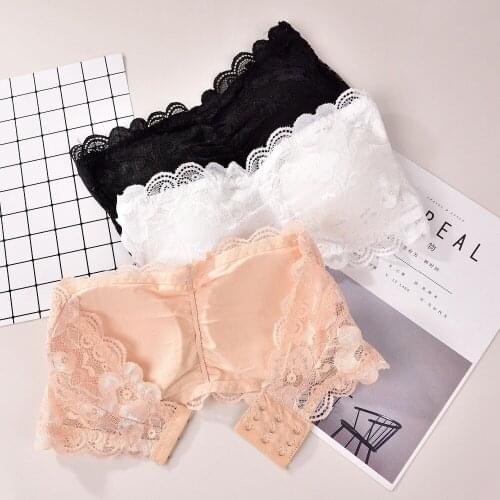 2018 Summer Bralette Sheer Lace Strapless Wireless Sexy Bra BH Soft Push Up Seamless Bras For Women Lace Tops Sexy Lingerie