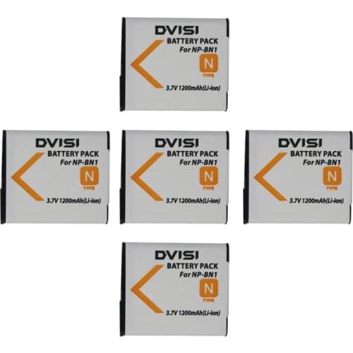 3Pcs NP-BN1 NP BN1 NPBN1 Rechargeable Battery for SONY DSC-W390 DSC-W380 DSC-W370 DSC-W350 TX9 T99 WX5 TX7 TX5 W320 W360 QX100