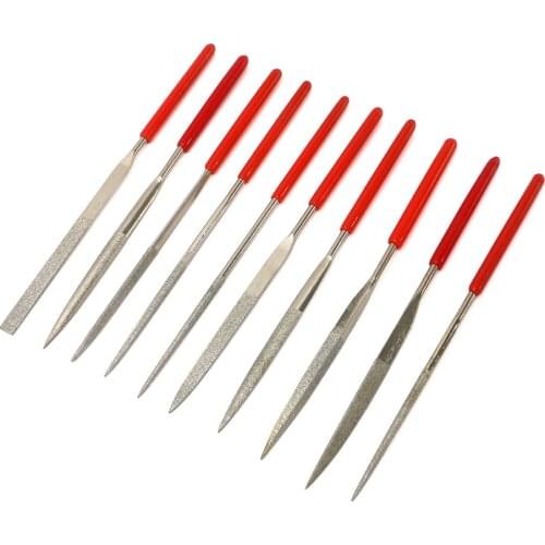 10PC/Set 140mm Diamond Mini Needle File Set Handy Tools for Ceramic Glass Gem Stone Hobbies and Crafts