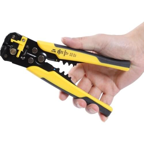 3 in 1 Automatic Cable Wire Stripper Adjusting Cutter Crimper Multifunctional Terminal Crimping Stripping Plier Repair Hand Tool