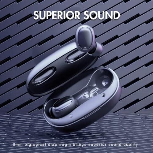 HAVIT i95 Bluetooth headset HD stereo wireless subwoofer headset earplugs noise reduction touch headset fashion sports headset