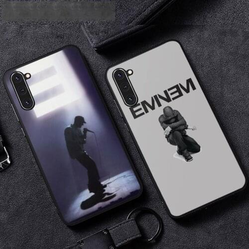 Eminem Signed Hip Hop Rapper Phone Case For Samsung A51 A32 A52 A71 A50 A12 A21S S10 S20 S21 Plus Fe Ultra
