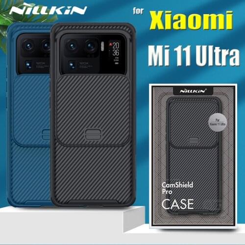 NILKIN for Xiaomi Mi 11 Ultra Case Nillkin Slide Camera Protection Lens Protect Privacy Shockproof Cover on Mi11 Ultra Funda
