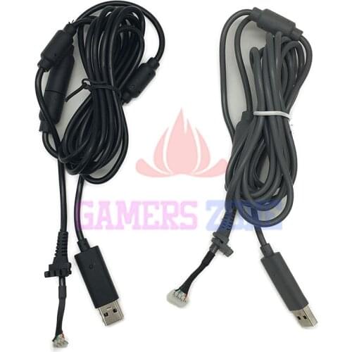 Black Grey 4Pin Wired Controller Interface Cable For Xbox 360 USB Breakaway Cable Lead Cord Adapter