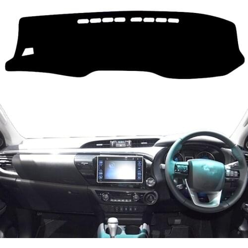 For Toyota Hilux SR5 4x4 REVO Hi-Rider 2015 2016 2017 2018 2019 Car Dashboard Cover Mat Pad Dash Sunshade Carpet Car Accessories