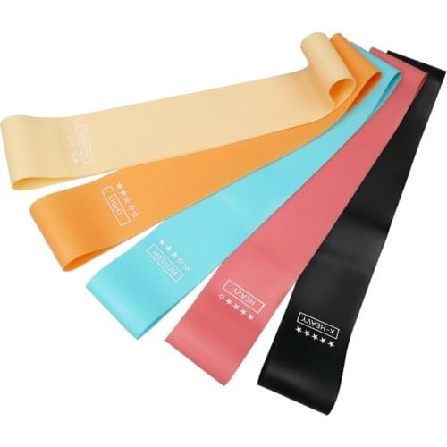 Resistance Bands Fitness Gum Exercise Gym Strength Workout Elastic Bands For Fitness Mini bands Yoga Crossfit Training Equipment