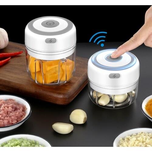 Electric Garlic Masher Sturdy Durable Mini Crusher Chopper USB Charging For Crushed Garlic Crushed Ginger Crushed Fresh Chili