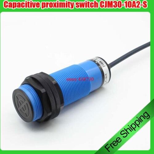 Capacitive proximity switch CJM30-10A2-S normally closed feeder level sensor Metal Detective Sensor 10mm Detective Adjustable