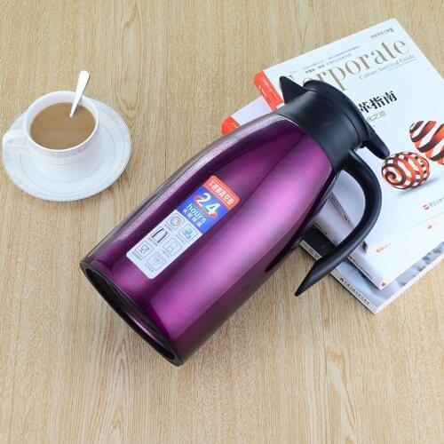 Geetest Vacuum Insulation Double Wall Stainless Steel Coffee Pot Milk Tea Jug Water Carafe Flask Thermal Thermos Bottles