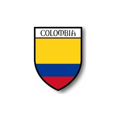 Hot Sell Sticker Car Motorbike Coat of Arms City Flag Colombia Colombian Stickers for Laptops, Office Supplies, Motorcycles, Car