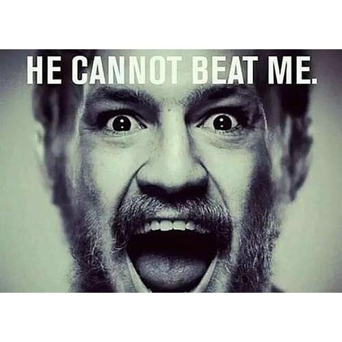 250GSM Paper Card Beast Conor McGregor Nude Man Tattoo UFC229 Motivational BOXING Poster MMA Fight Event Hot Game DIY Painted