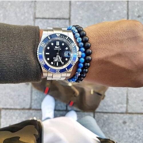 Summer Bangles Men Beads Bracelet Set Accessories Erkek Bileklik Jewelry Mens Bracelets For Women Pulseras Mujer Femme 2019