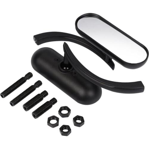Mini Oval Micro Rearview Mirrors For Harley Dyna Electra Glide Night Train Fatboy Sportster 883 XL Softail
