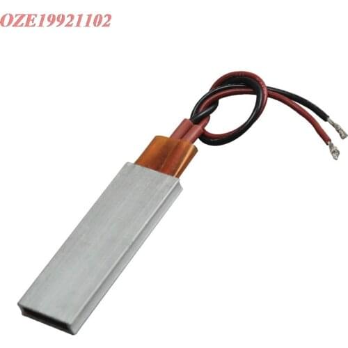 1pc 220V constant temperature PTC heater with Aluminium Shell 60*21mm 60C 80C 100C 120C 150C 170C 200C 230C 270C 25W 35W-160W