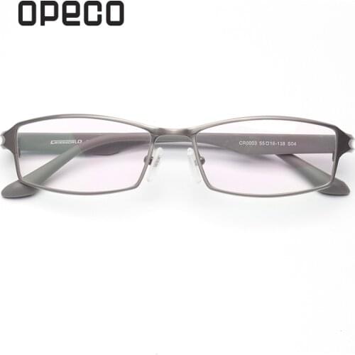 Opeco pure titanium eyeglasses mens eyewear including RX lenses prescription RX recipe male spectacles frame 0003