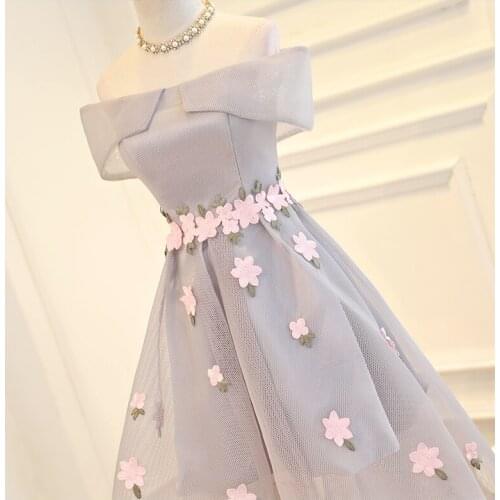 Grey/red/white/black with pink small flower embroidery lolita dress/ballet/stage/opera dance performance dress