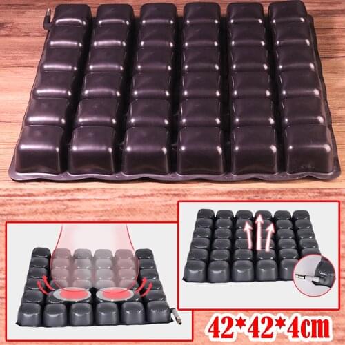 42x42cm TPU Sponge 3D Air Bag Seat Cushion Decompression Breathable Non-slip Shock Absorption Seat Sunscreen Breathable Cushion